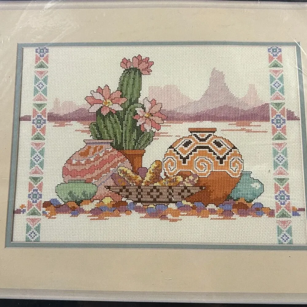 Vintage Dimensions Counted Cross Stitch Kit A TASTE OF SOUTHWEST #3687 Sealed